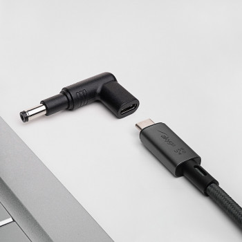 Akyga AK-ND-C13 adattatore di ricarica USB-C a DC 4,8 x 1,7 mm per notebook, 18,5-20 V, 100 W