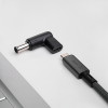 Akyga AK-ND-C14 adattatore di ricarica USB-C a DC 6,5 x 4,4 mm + pin per notebook, 18,5-20 V, 100 W