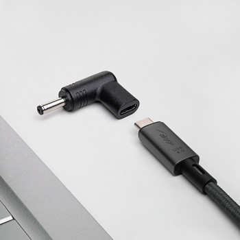 Akyga AK-ND-C15 adattatore di ricarica USB-C a DC 4,0 x 1,3 mm per notebook, 18,5-20 V, 100 W