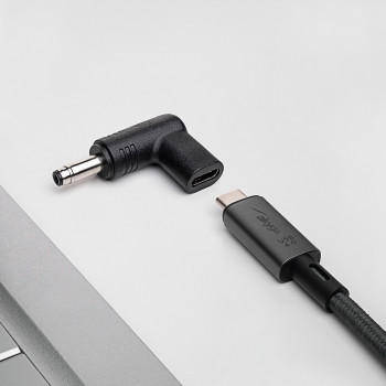Akyga AK-ND-C17 adattatore di ricarica USB-C a DC 4,8 x 1,7 mm per notebook, 18,5-20 V, 100 W
