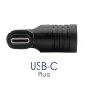 Akyga AK-ND-D05 adattatore DC 6,3 x 3,0 mm a USB-C PD per alimentatori notebook, 65 W