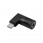Akyga AK-ND-D09 adattatore DC 5,5 x 3,0 mm + pin a USB-C PD per alimentatori notebook, 65 W, per HP