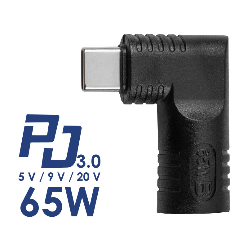 Akyga AK-ND-D15 adattatore DC 2,5 x 0,7 mm a USB-C PD per alimentatori notebook, 65 W