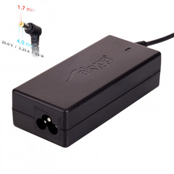 Akyga AK-ND-74 alimentatore per notebook 20 V / 3,25 A, 65 W, 4,0 x 1,7 mm, 1,2 m, per Lenovo