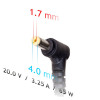 Akyga AK-ND-74 alimentatore per notebook 20 V / 3,25 A, 65 W, 4,0 x 1,7 mm, 1,2 m, per Lenovo