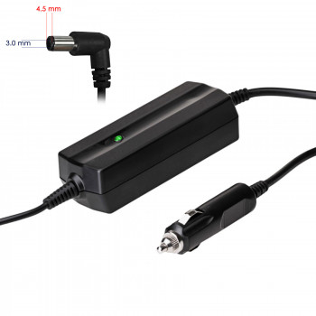 Akyga AK-ND-76 alimentatore da auto per notebook 19,5 V / 2,31 A, 45 W, 4,5 x 3,0 mm + pin, per HP