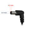 Akyga AK-ND-76 alimentatore da auto per notebook 19,5 V / 2,31 A, 45 W, 4,5 x 3,0 mm + pin, per HP