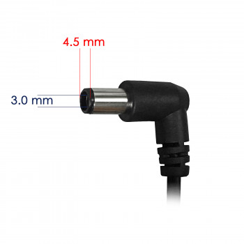 Akyga AK-ND-76 alimentatore da auto per notebook 19,5 V / 2,31 A, 45 W, 4,5 x 3,0 mm + pin, per HP