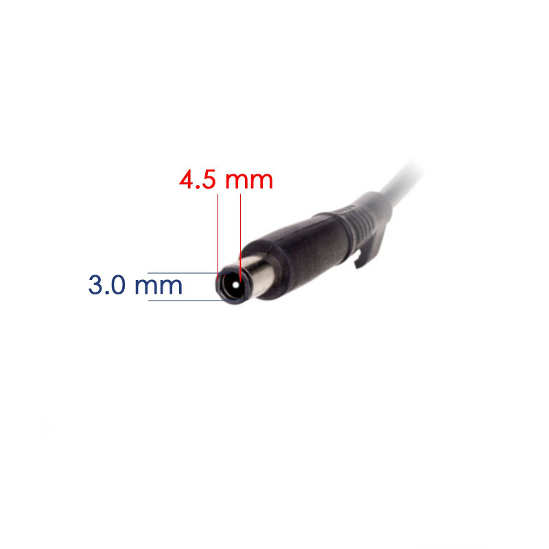 Akyga AK-ND-75 alimentatore da auto per notebook 19,5 V / 2,31 A, 45 W, 4,5 x 3,0 mm + pin, per Dell