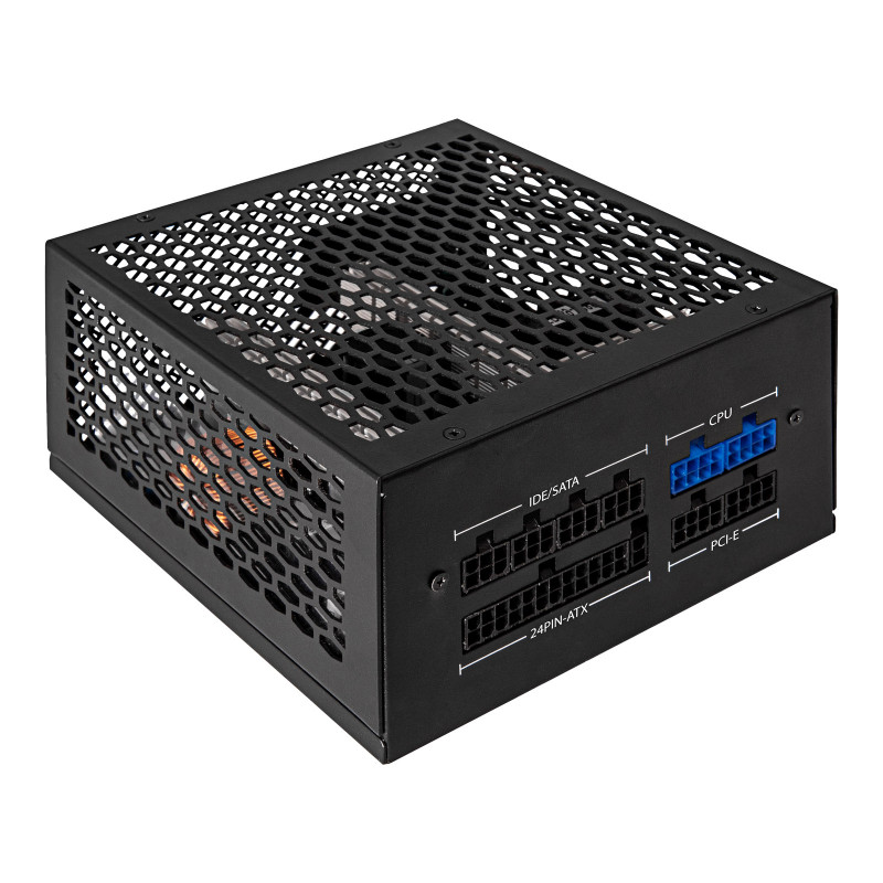 Akyga AK-FL-500 alimentatore ATX fanless 500 W, completamente modulare, 80 PLUS, APFC