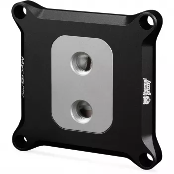 Thermal Grizzly Mycro Pro Stainless Steel dissipatore per CPU, Intel 1700/1851, nero/argento