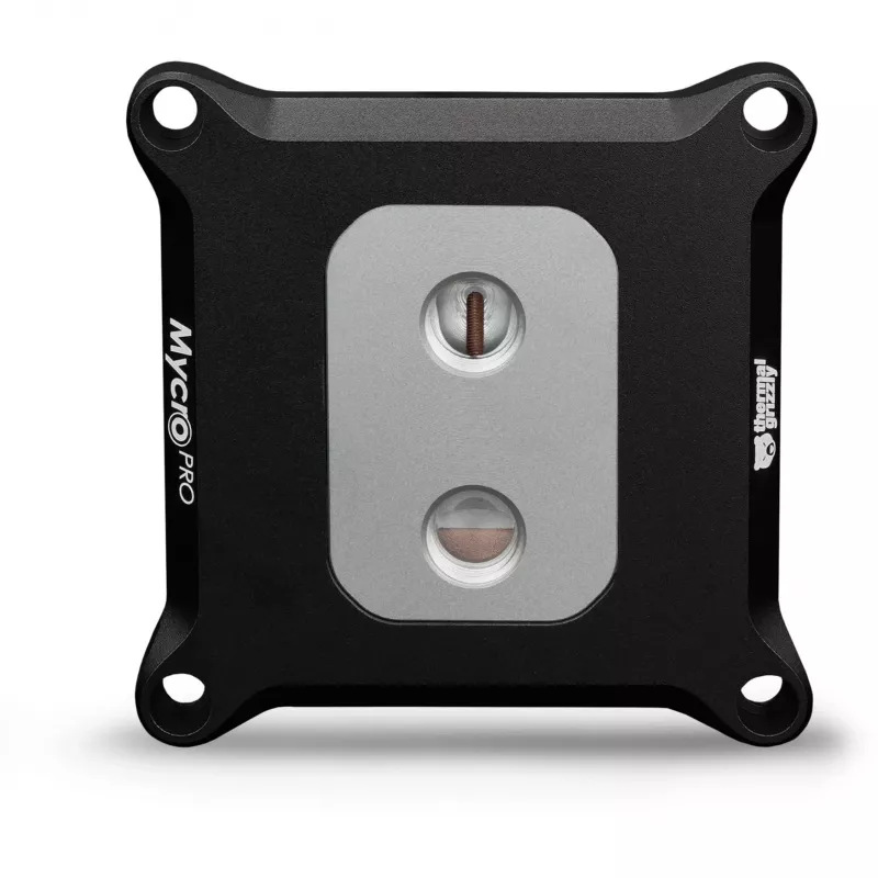 Thermal Grizzly Mycro Pro Stainless Steel dissipatore per CPU, Intel 1700/1851, nero/argento