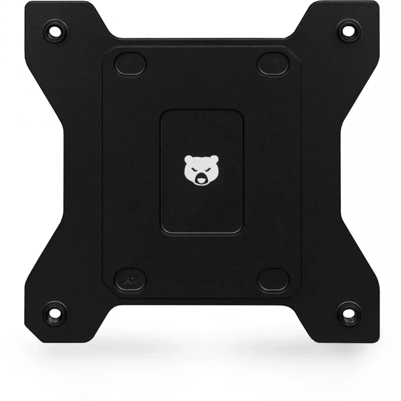 Thermal Grizzly Mycro Pro Stainless Steel dissipatore per CPU, Intel 1700/1851, nero/argento