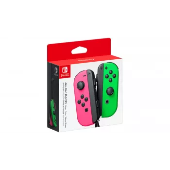 Nintendo Joy-Con set da 2 controller per Switch, verde neon/rosa neon