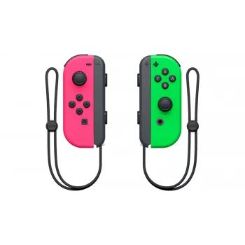 Nintendo Joy-Con set da 2 controller per Switch, verde neon/rosa neon