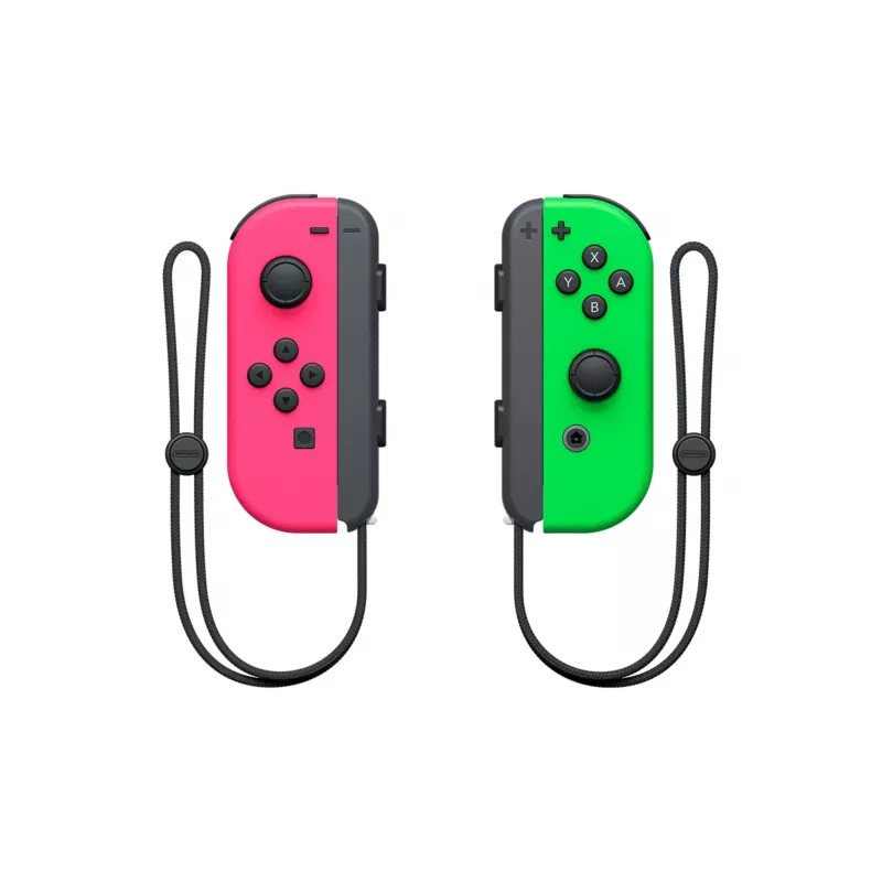 Nintendo Joy-Con set da 2 controller per Switch, verde neon/rosa neon