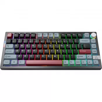 Montech MK PRO 75 tastiera, layout DE, Gateron G Pro 3.0 Yellow, nero/multicolore