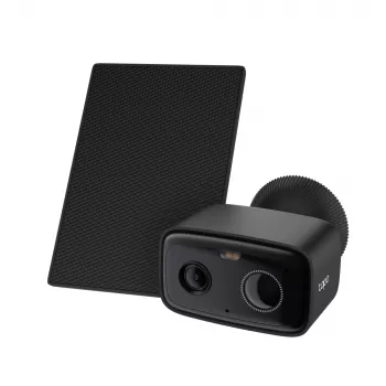 TP-Link Tapo C401 KIT V2 kit telecamera di sicurezza da esterno ad energia solare, resistente alle intemperie, immagini a colori giorno e notte