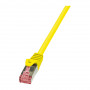LogiLink CQ2027S PrimeLine cavo patch CAT6 S/FTP PIMF, 0,5 m, RJ45, giallo
