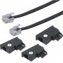 Schwaiger TAL6306533 cavo di collegamento telefonico, universale, 6 m, RJ-11, nero