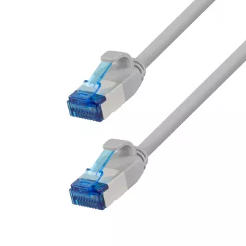 Cavo patch LogiLink CP5022S Cat.6A S/FTP LSZH SlimLine, 0,5 m, grigio