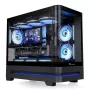 Thermaltake Arcus 190 TG ARGB case per PC Mini Tower, nero, vetro temperato