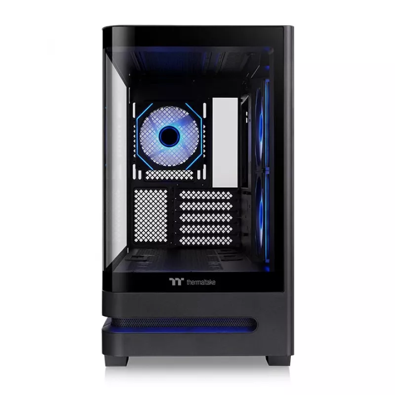 Thermaltake Arcus 190 TG ARGB case per PC Mini Tower, nero, vetro temperato
