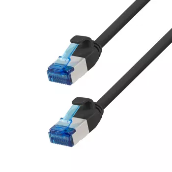 LogiLink CP5053S Cat.6A S/FTP cavo patch Ethernet, SlimLine, 2 m, nero