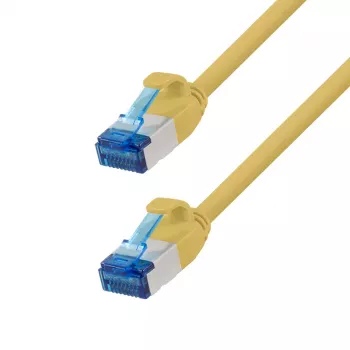 LogiLink CP5037S cavo patch Cat.6A S/FTP SlimLine, LSZH, 1 m, giallo