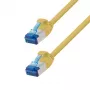LogiLink CP5037S cavo patch Cat.6A S/FTP SlimLine, LSZH, 1 m, giallo