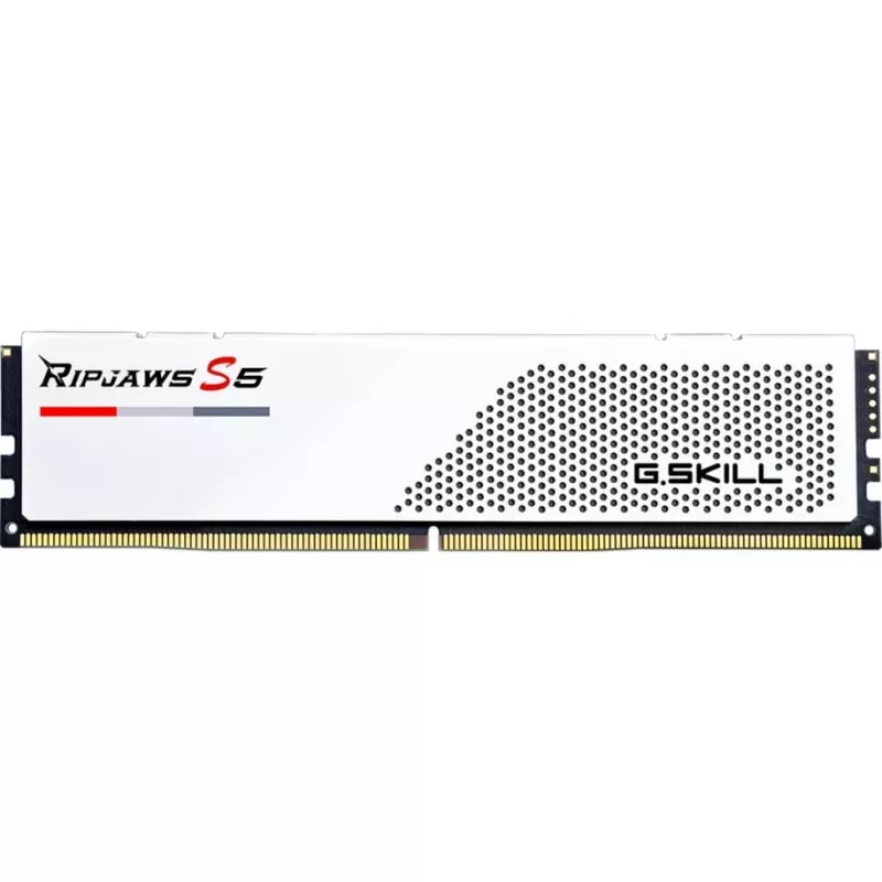 G.Skill Ripjaws S5 F5-5600J3036D32GX2-RS5W kit di memoria DDR5-5600, 64 GB (2 x 32 GB), bianco
