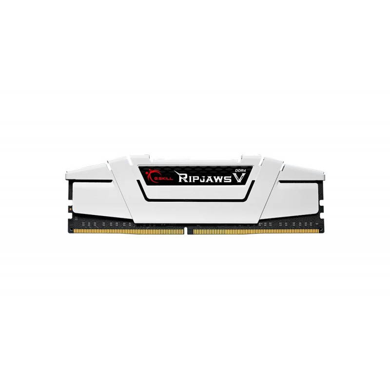 G.Skill Ripjaws V F4-3200C16D-16GVWB kit di memoria DDR4-3200, 16 GB (2 x 8 GB), CL16, bianco