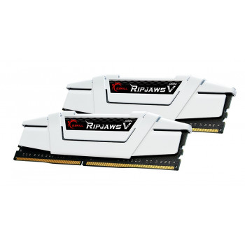 G.Skill Ripjaws V F4-3600C16D-16GVWC kit di memoria DDR4-3600, 16 GB (2 x 8 GB), CL16, XMP2, bianco