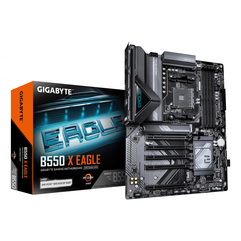 Gigabyte B550 X EAGLE scheda madre, socket AM4, DDR4, fino a 128 GB