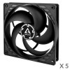 Arctic P14 Value Pack ventole per case da 140 mm (5 pz.), nere