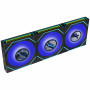 Lian Li UNI FAN SL-INF LCD FLEX Wireless ventole per case (3 pz.) con controller, ARGB e LCD, Reverse Blade, 120 mm, nere