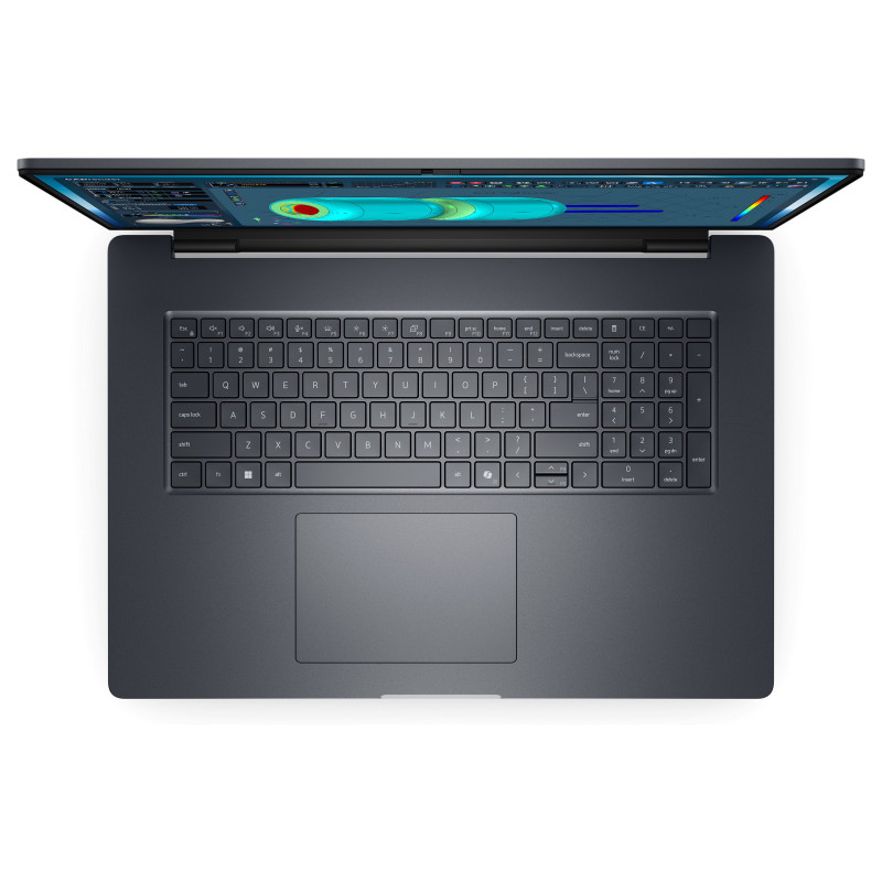 Dell Pro Max 18 Plus MB18250 notebook, 18 pollici, Intel Core Ultra 7 265HX, 32 GB RAM, 1 TB SSD, NVIDIA RTX PRO 2000, Windows 11 Pro
