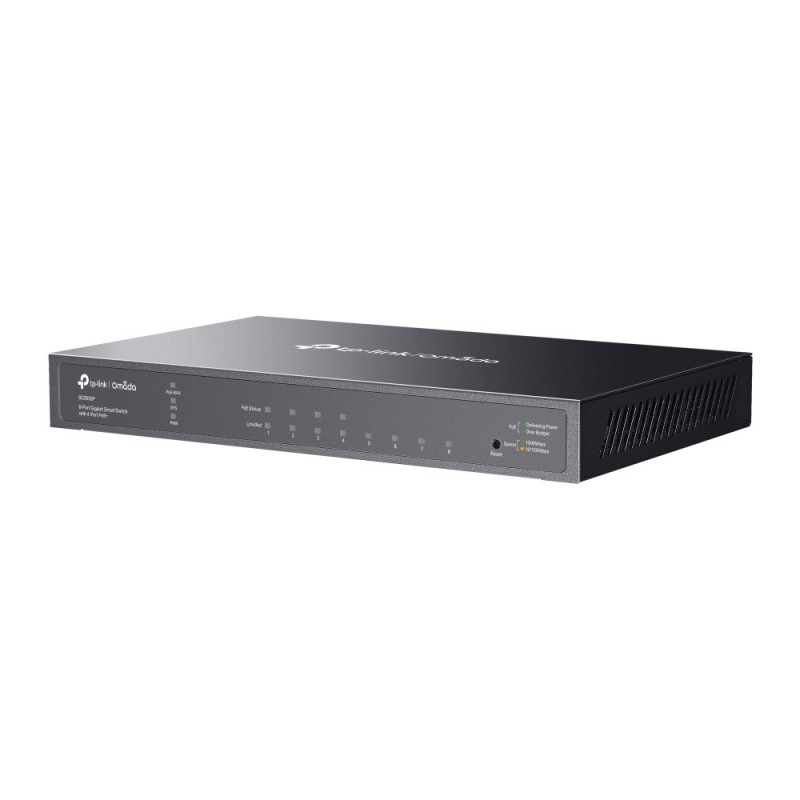 TP-Link SG2008P (TL-SG2008P) JetStream switch smart Gigabit a 8 porte con 4 porte PoE+