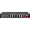 Switch PoE Getfort GF-120G-16P-240, 16 x 10/100 PoE + 2 x GE + 2 x SFP, 240 W