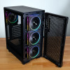 Case PC Kolink AM2 ARGB Midi Tower, ATX, vetro temperato, 4 ventole da 120 mm incluse, nero