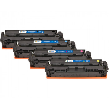 G&G cartucce toner compatibili NT-PH203UBK/UC/UM/UY-B-V5-4-S1 (4 pz.), nero, ciano, magenta, giallo