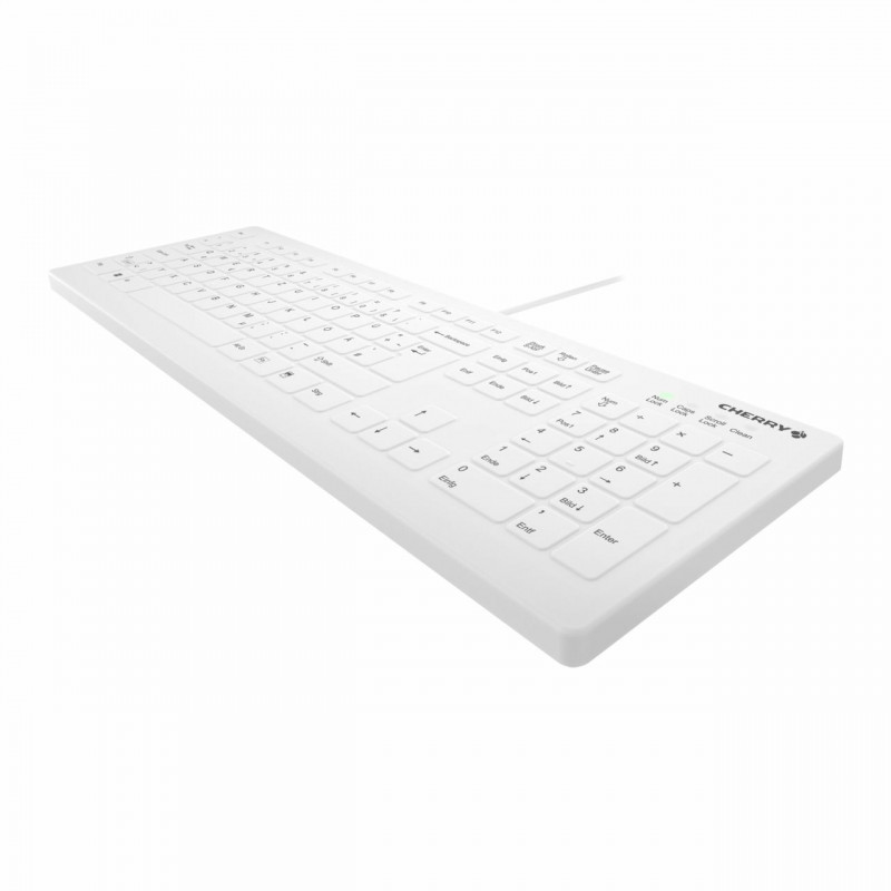 Cherry Contour Active Key AK-C8112-U1-W/EU tastiera medicale, cablata, layout UE, bianca