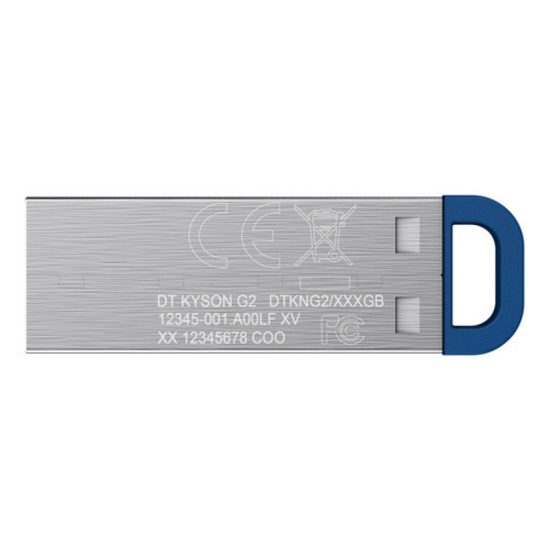 Kingston DataTraveler Kyson DTKNG2/128GB chiavetta USB, 128 GB, USB 3.2 Gen 1, in metallo