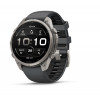 Smartwatch Garmin Fenix 9 Pro, 47 mm, cassa in titanio, cinturino in silicone grafite/nero