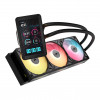 Corsair iCUE LINK TITAN II 360 RX LCD dissipatore a liquido all-in-one, 360 mm, RGB, nero, CW-9061045-WW