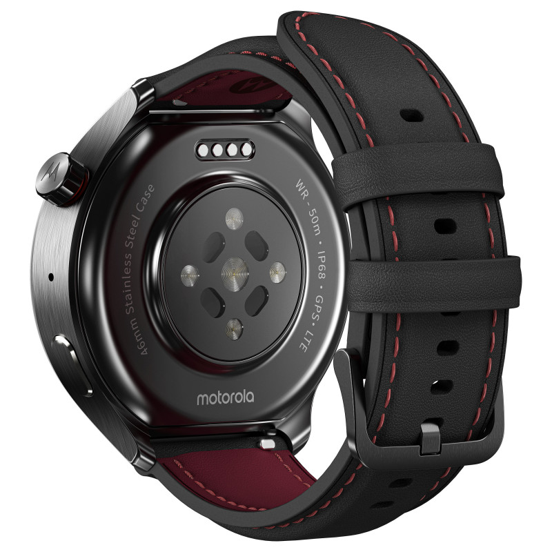 Motorola Moto Watch Ultra LTE smartwatch, 46 mm, nero, PBCX0000SE