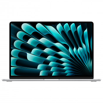 Apple MacBook Air 15 M5 notebook, CPU a 10 core, GPU a 10 core, 32 GB di RAM, SSD da 1 TB, argento, tastiera tedesca, alimentatore USB-C doppio da 35 W