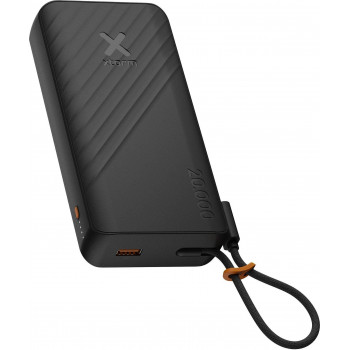 Xtorm XG2E30W201C power bank, 30 W, 20.000 mAh, con cavo integrato, nero