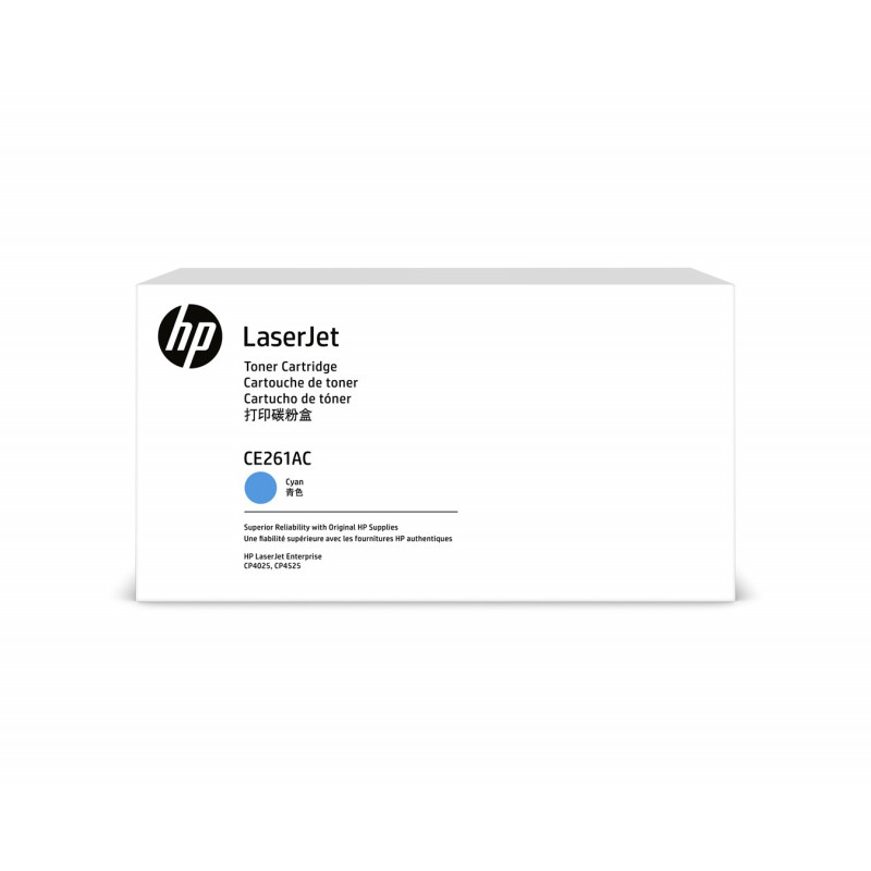 HP CE261AC 648A Contract cartuccia di toner, ciano