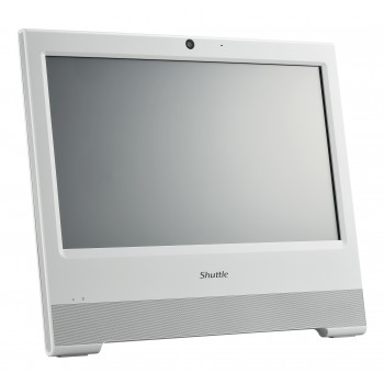 Shuttle XPC AIO barebone X50N, touchscreen da 15,6 pollici, Intel N150, bianco